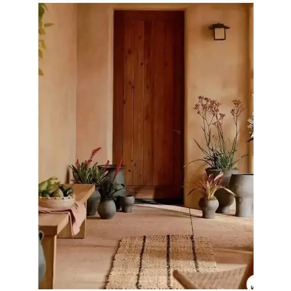 Anthropologie Windowpane Jute Runner Rug